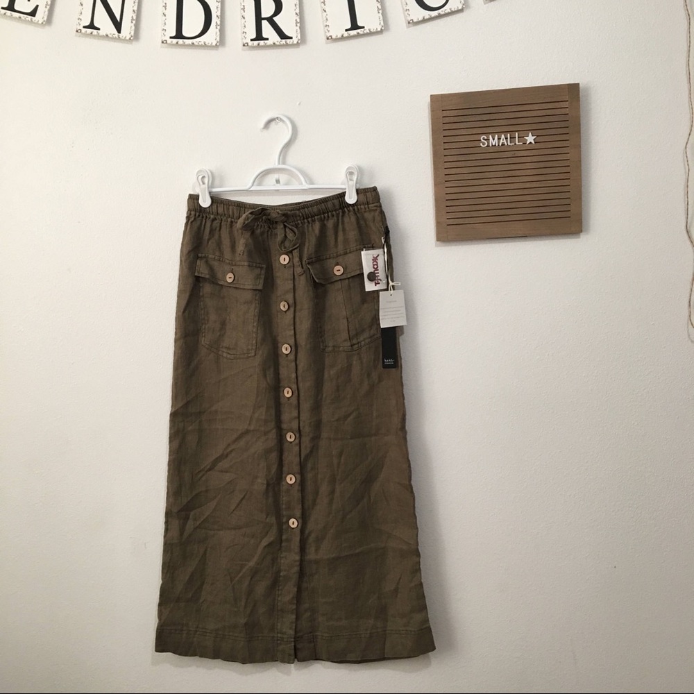 Army Green Skirt